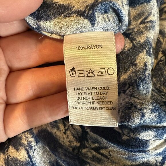 Sea‎ Gypsies Top Bell Sleeves Cropped Crochet Detail Boho V Neck Festival - Picture 8 of 11